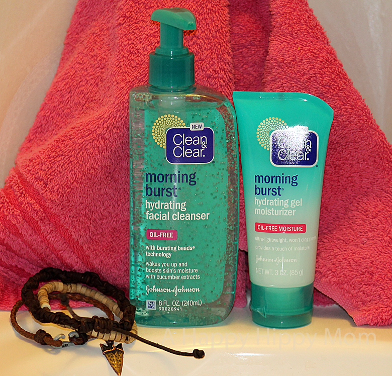 NEW Clean & Clear Morning Burst Hydrating Collection - A Happy Hippy Mom