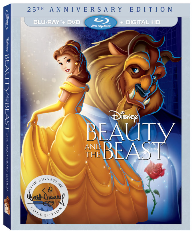 Disneys Beauty And The Beast 25th Anniversary Edition Blu Ray Combo