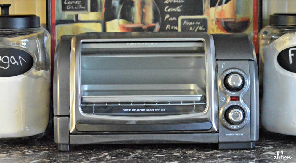 Hamilton Beach Easy Reach Toaster Oven, Easy Hard Boiled Eggs, & Giveaway! # easyreach - A Happy Hippy Mom
