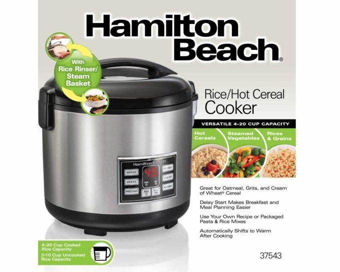 Hamilton Beach Rice Cooker Recipe & Giveaway! #hamiltonbeachricecooker ...